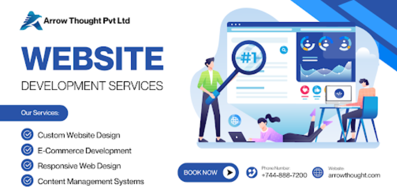 Website development services by Arrow Thought